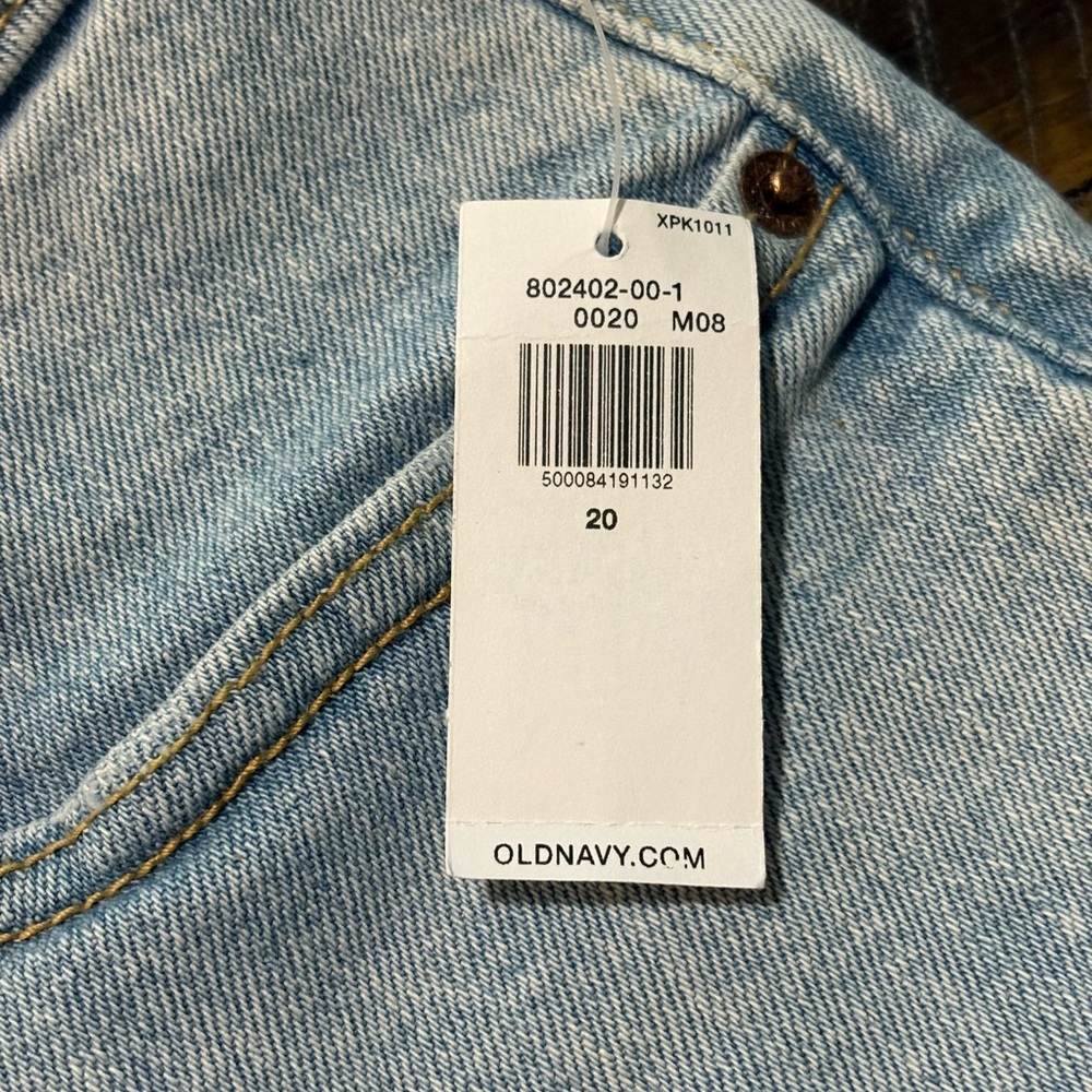NWT Old Navy High Rise O.G. Straight Jean Shorts Size 20 - Picture 4 of 5